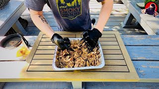 Slow Smoking Picnic Roast Pulled Pork [upl. by Spragens]