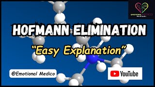 Hofmann elimination  CNS pharmacology  emotionalmedico [upl. by Hgielrac]