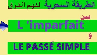 الطريقة السحرية لفهم الفرق بينهما IMPARFAIT و PASSE SIMPLE ومتى نستعمل كل واحد منهما؟؟ [upl. by Thibault736]