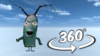 Plankton Moaning Meme Finding challenge But its 360 video [upl. by Anawek]