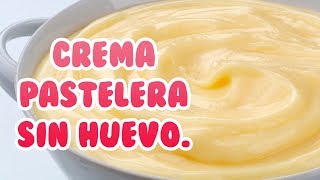 Crema PASTELERA SIN HUEVO  SUPER FACIL  Claudio Us [upl. by Einej]