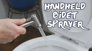 How to Install a Handheld Bidet Sprayer  Quick amp Easy [upl. by Kaltman741]