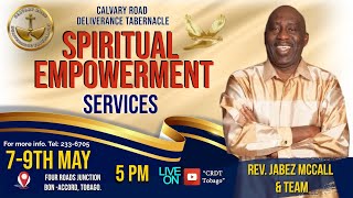 CRDT Spiritual Empowerment Service with Rev Jabez McCall Night 3 [upl. by Eislehc]