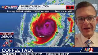 COFFEE TALK Hurricane Milton seems to be developing a new eye lets chat about what that could … [upl. by Ayerhs]