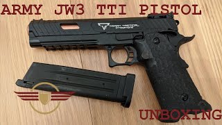 UNBOXING R601 JW3 TTI COMBAT MASTER  Awesome gas blow back unboxing [upl. by Elah]