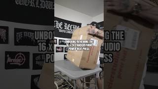 📦 UNBOXINGREVIEWING 16 x 24 Fancierstudio Power Heat Press Shorts HeatPress [upl. by Eyllek]