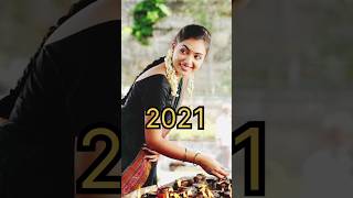 Nazriya Nazim evolution shorts poojahegde movie song evolution [upl. by Derrik]