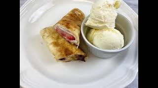 Mexican Dessert  Deep fried tortilla dessert Easy Dessert [upl. by Yorker]