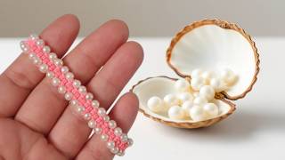 ELEGANT MACRAME CHAINLET WITH BEADS 📿🧵 BRACELET TUTORIAL  FOR YOU❤️ [upl. by Yud]