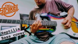 Reptilia  The strokes bass cover grabado con irig reptilia thestrokes basscover rock [upl. by Llerehc500]