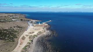 Cape Jervis from a drone 4k [upl. by Adnohs]