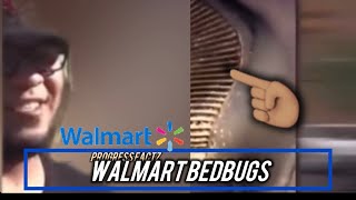 Bedbugs in Walmart carts 🛒 [upl. by Htebyram286]