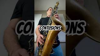 Contusions… some bruises are hard to avoid jazzsaxophone [upl. by Goldner]