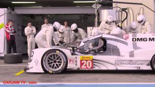 Porsche 919 Sound Porsche Le Mans 2014 Testing Pitstop Engine Video Le Mans 2014 CARJAM TV 2014 [upl. by Ahsila168]