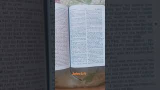 Scripture Reading John 64 scripturereading [upl. by Nylorak]