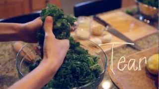 Healthy kale salad recipe [upl. by Merth311]