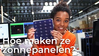 Hoe worden zonnepanelen gemaakt  Doen Ze Dat Zo  Het Klokhuis [upl. by Godspeed]