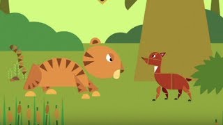 Mousedeer and Tiger  Fables by SHAPES  Sang Kancil  Folktale from Indonesia [upl. by Lerraf848]