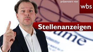 Vorsicht vor gefälschten Stellenanzeigen im Internet  Rechtsanwalt Christian Solmecke [upl. by Messing]