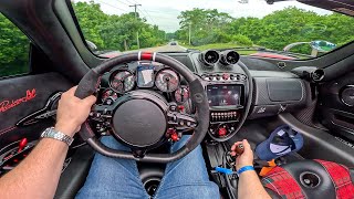 What Its Like To Drive A Pagani Huayra Roadster BC POV [upl. by Viviane]