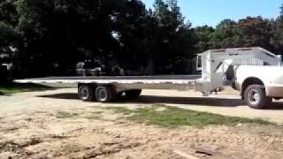 Brute trailers hydraulic sliding axle trailer [upl. by Helms]