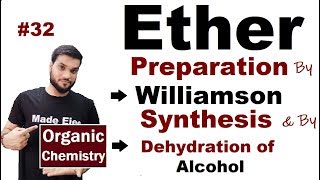 Ether ROR Preparation by Dehydration of Alcohol amp by Williamson Synthesis  NEET JEE  L32 [upl. by Marmion]