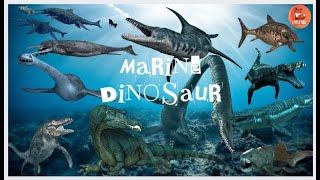 Marine Dinosaurs  Sea Dinosaurs Name In English kidslearning kidseducation dinosaur [upl. by Sedecrem]