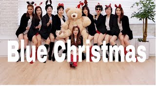 Blue Christmas  Line Dance Improver 윤은희 [upl. by Holmann]