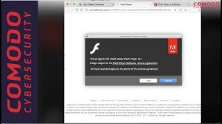 New Fake Adobe Flash Player Update  Comodo News [upl. by Burnside]