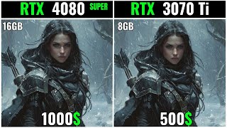 Rtx 4080 Super Vs Rtx 3070 Ti  test in 20 games 1080p  2k  4k [upl. by Alemrac]