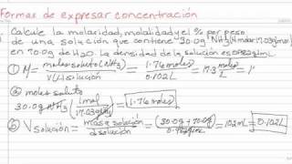 Formas De Expresar Concentración [upl. by Esenaj]