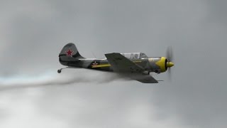 Charlie VandenBossche Yak 52  Manassas Airshow 2016 [upl. by Minardi]