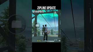 ZIPLINE UPDATE freefireclips freefireviral shortvideos foryou [upl. by Nnylrats]