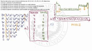 Propiedades periódicasProblema34Primera energía de ionización y Carácter metálicoPQ1UCV [upl. by Katonah725]