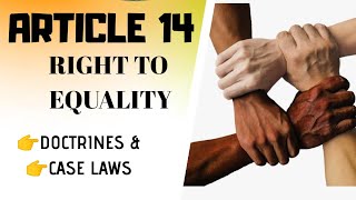 ARTICLE 14  Fundamental Rights  Indian Constitution  With Case Laws [upl. by Ahsir]