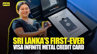 Sri Lanka’s Firstever Visa Infinite Metal Credit Card [upl. by Uhn]