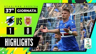 Sampdoria vs Reggiana 10  Il Doria vince e celebra Eriksson  HIGHLIGHTS SERIE BKT 2023  2024 [upl. by Hubble]