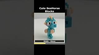 SeaHorse CLC7264 Mini Blocks Preview lego brick miniblock nanoblock [upl. by Suirtemid367]