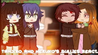 °•Tanjiro and Nezukos Bullies React To Them No ships  𝑪𝒐𝒇𝒇𝒆𝒆 𝑴𝒊𝒍𝒌𝒕𝒆𝒂シ︎ •° [upl. by Bertilla]