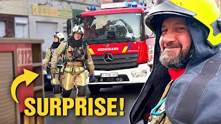 Les POMPIERS Font UNE SURPRISE à LADJUDANT pour Son ANNIVERSAIRE 🎂 [upl. by Gusty803]