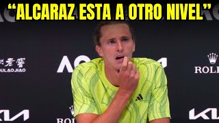 💪 Alexander Zverev quotCARLOS ALCARAZ ESTA A OTRO NIVELquot [upl. by Darrill]