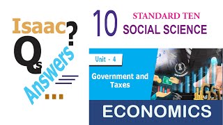 10STDSSECONOMICS – lesson 4 Government and Taxes [upl. by Ettezel]