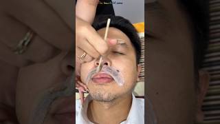 Transparent wax hair removal mustache [upl. by Leugim655]