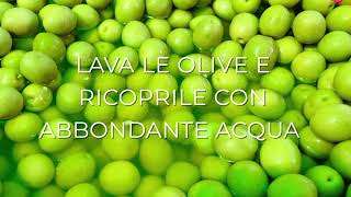 Ricetta Olive in salamoia fatte in casa [upl. by Euqininod770]