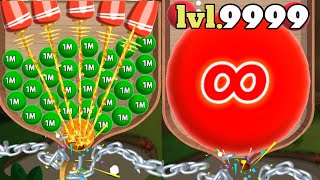 🎮🎯 Laser Bubbles 3D  🌈 jelly 2048  vs rescue hero gameplay level 17 [upl. by Range836]