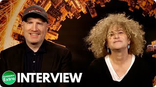 SPIDERMAN NO WAY HOME  Amy Pascal and Kevin Feige Official Interview [upl. by Alliuqahs284]