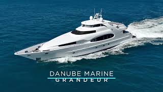 STRIKING amp ELEGANT YACHT 120 Danube Marine quotGRANDEURquot [upl. by Don]