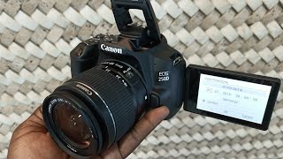 Canon EOS 250D  Rebel SL3 DSLR Camera with 1855mm F3556 III Lens  EOS Kiss X10 Unboxing [upl. by Asilana]