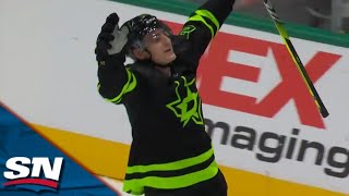 Stars Joe Pavelski Threads The Needle With Precision Pass To Set Up Sweet Goal From Roope Hintz [upl. by Clare]