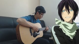 Noragami Aragoto OP  Kyouran Hey Kids Acoustic Guitar [upl. by Murage]